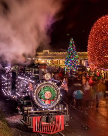 las mejores exhibiciones de luces navideñas tweetsie navidad